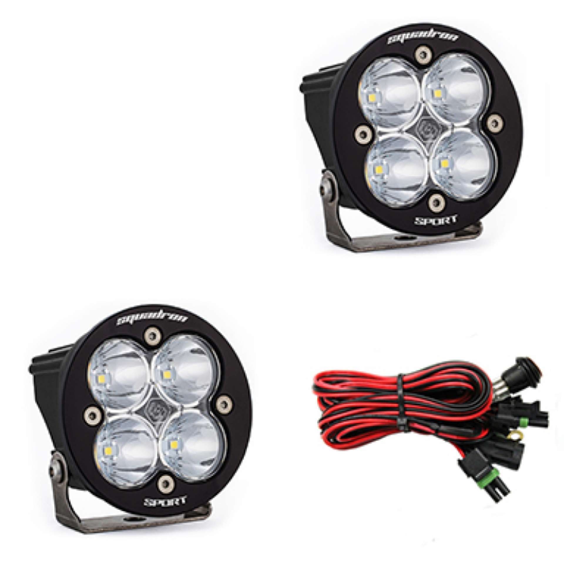 Picture of Baja Designs Squadron R Sport LED Spot Pair Light Pods - Clear