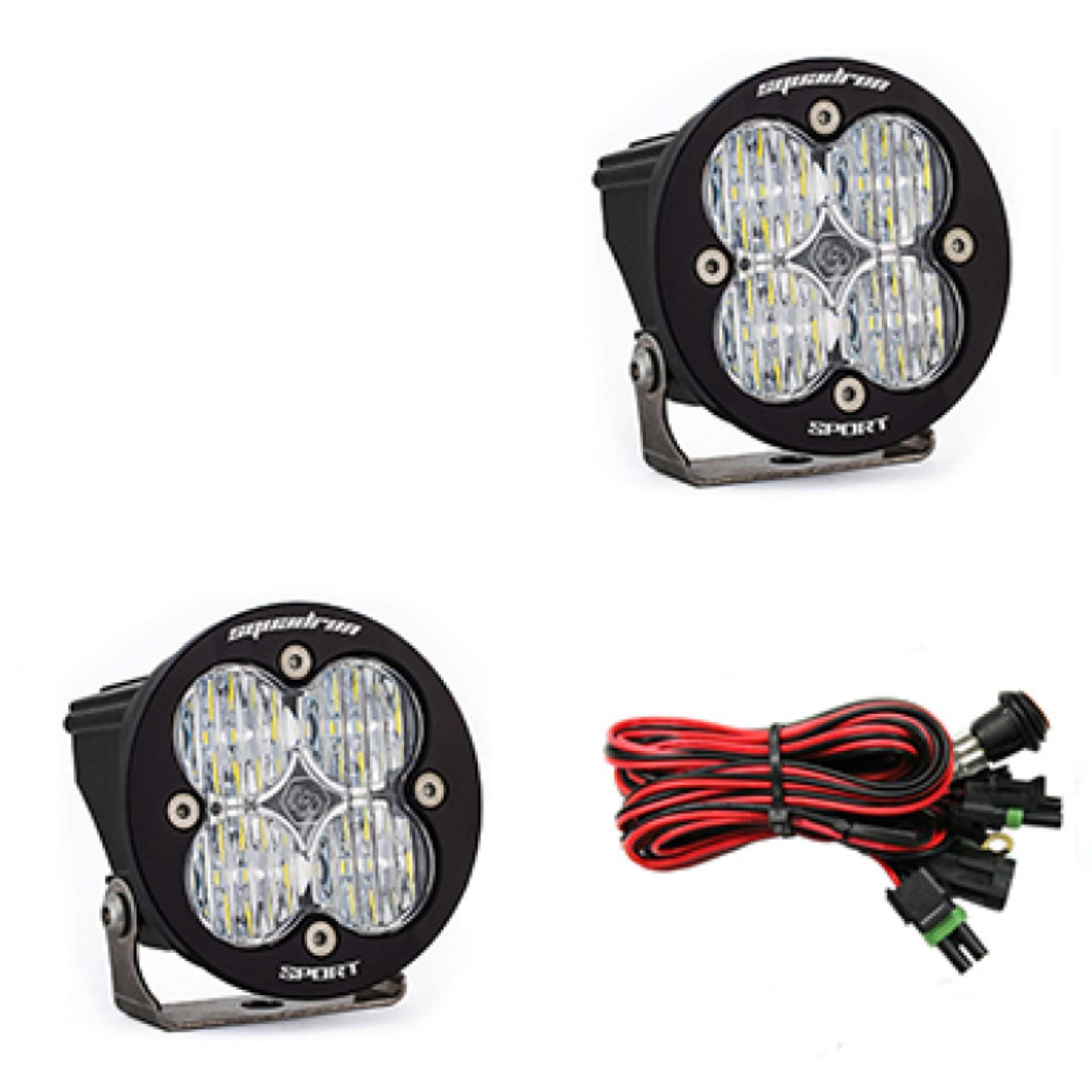 Picture of Baja Designs Squadron R Sport Wide Cornering Pair LED Light Pods - Clear