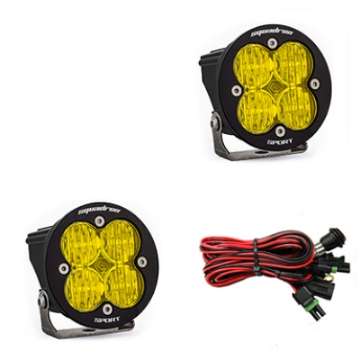 Picture of Baja Designs Squadron R Sport Wide Cornering Pair LED Light Pods - Amber