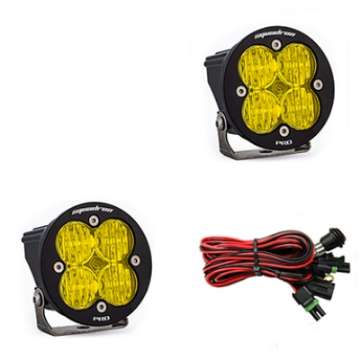 Picture of Baja Designs Squadron R Pro Wide Cornering Pair LED Light Pods - Amber