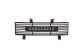 Picture of Putco 11-16 Ford SuperDuty - SS Black Bar Design w- 10in Luminix Light Bar Bumper Grille Inserts