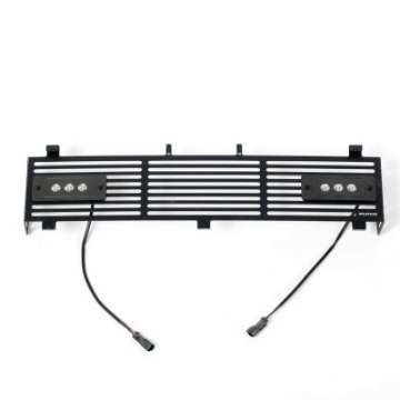 Picture of Putco 11-16 Ford SuperDuty - SS Black Bar Design w- Qty 2 - 6in Light bars Bumper Grille Inserts