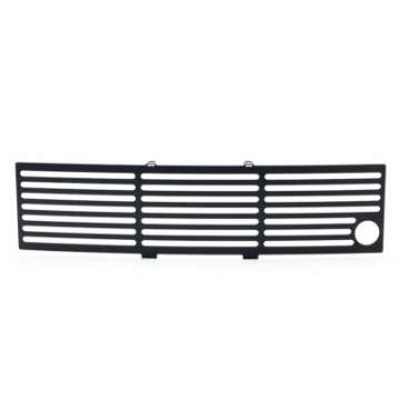 Picture of Putco 11-14 Ford F-150 - EcoBoost Bumper Grille Inserts - SS - Black Bar w- Heater Plug Opening