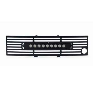 Picture of Putco 11-14 Ford F-150 EcoBoost SS Blk Bar Bumper Grille Insert w- 10in Luminix Light Bar