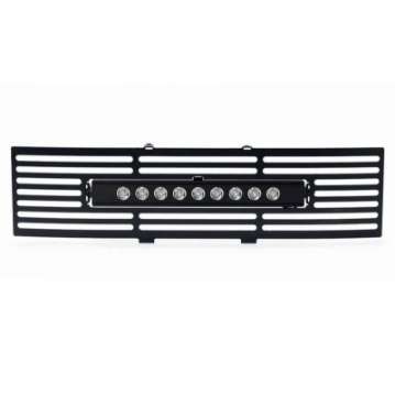 Picture of Putco 11-14 Ford F-150 - EcoBoost Bumper Grille Inserts - Black SS Bar and 10in Luminix Light Bar