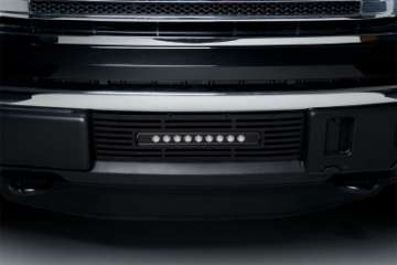 Picture of Putco 11-14 Ford F-150 - EcoBoost Bumper Grille Inserts - Black SS Bar and 10in Luminix Light Bar