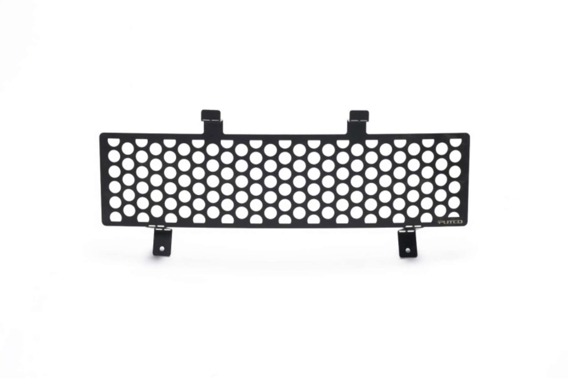 Picture of Putco 11-16 Ford SuperDuty - Stainless Steel Black Punch Design Bumper Grille Inserts