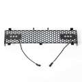 Picture of Putco 11-16 Ford SuperDuty - SS Black Punch Design w- Qty 2 - 6in Light bars Bumper Grille Inserts