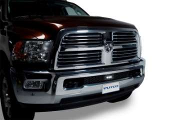 Picture of Putco 11-18 Ram HD - SS Punch Style Bumper Grille Insert w- 10in Luminix Light Bar Black