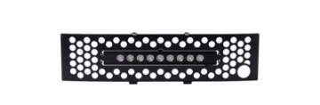 Picture of Putco 11-14 Ford F-150 EcoBoost SS Black Punch Bumper Grille Insert w- 10in Luminix Light Bar