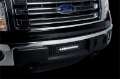 Picture of Putco 11-14 Ford F-150 EcoBoost SS Black Punch Bumper Grille Insert w- 10in Luminix Light Bar