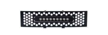 Picture of Putco 11-14 Ford F-150 - EcoBoost Bumper Grille Inserts - Black SS Punch w- 10in Luminix Light Bar