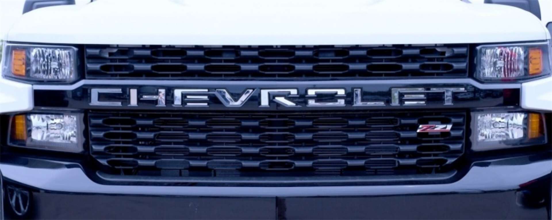 Picture of Putco 19-20 Chevy Silverado LD - Grille Letters - Stainless Steel Chevrolet Letters