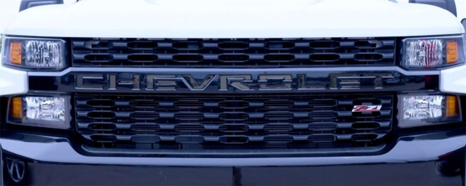 Picture of Putco 2020 Chevy Silverado HD - Grille Letters - Black Platinum Chevrolet Letters