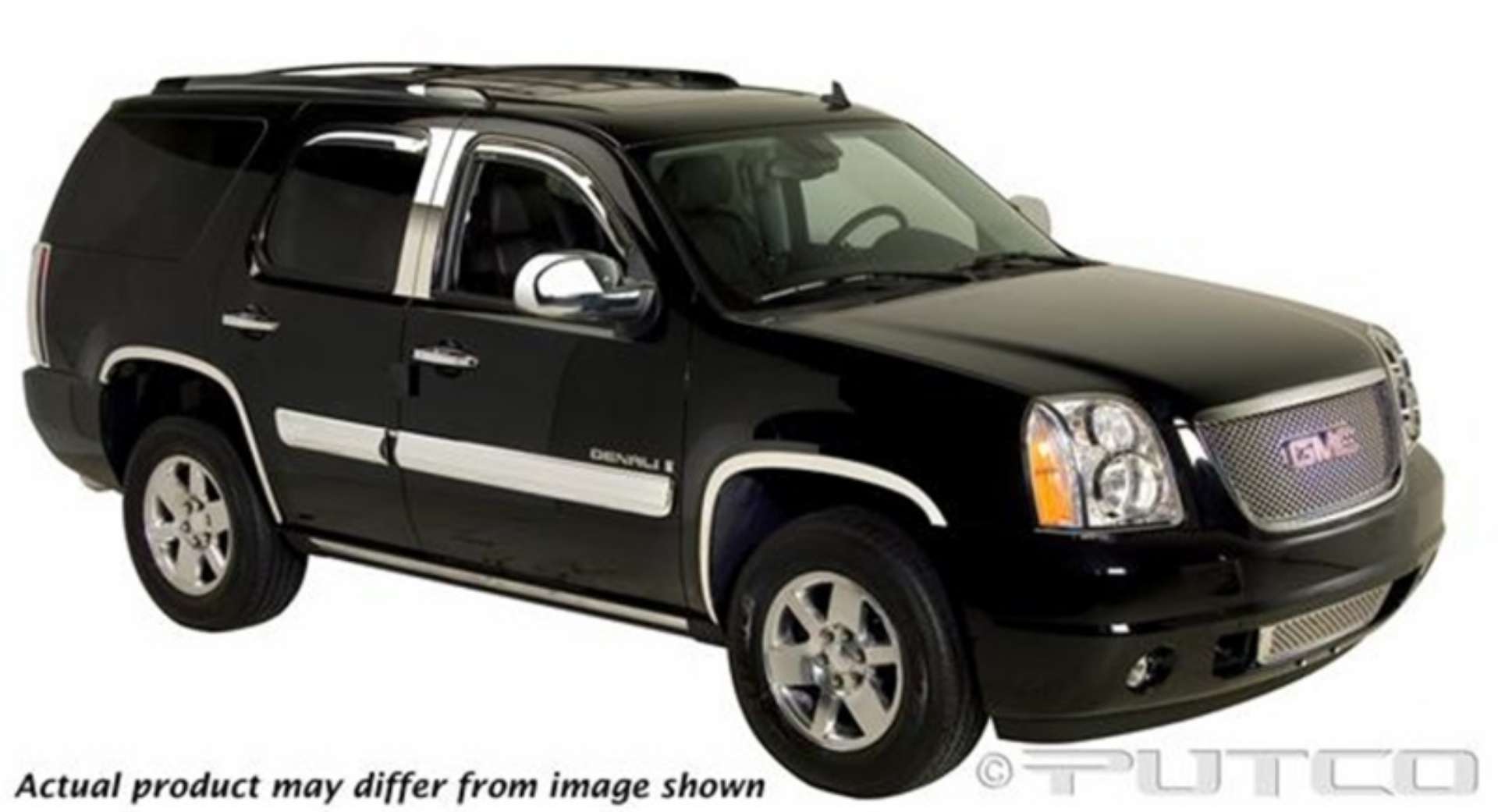 Picture of Putco 07-14 GMC Yukon XL w-o Side Molding DH-FTC-HL-MC-RH--TL-WH Chrome Trim Accessory Kits