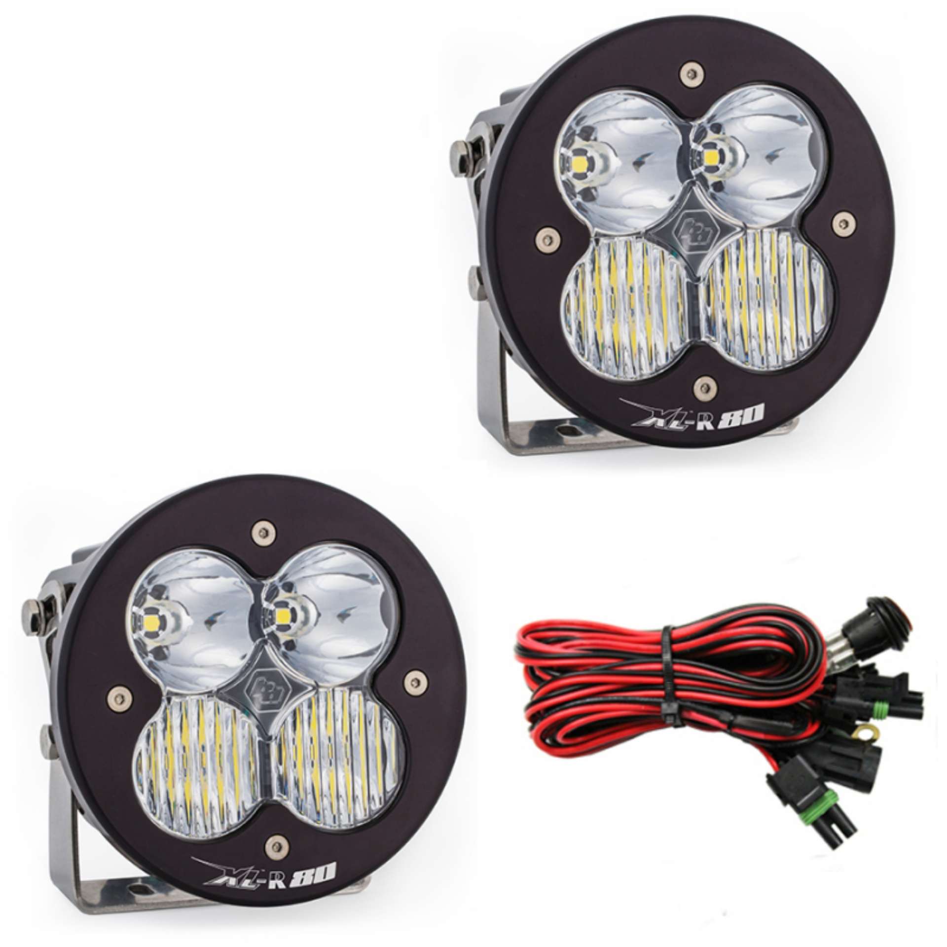 Picture of Baja Designs XL R 80 Series Driving Combo Pattern Pair LED Light Pods