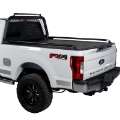 Picture of Putco 17-20 Ford SuperDuty - 8ft Bed Locker Side Rails - Black Powder Coated