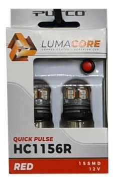 Picture of Putco LumaCore 1156 Red - Pair x3 Strobe w- Bright Stop