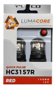 Picture of Putco LumaCore 3157 Red - Pair x3 Strobe w- Bright Stop