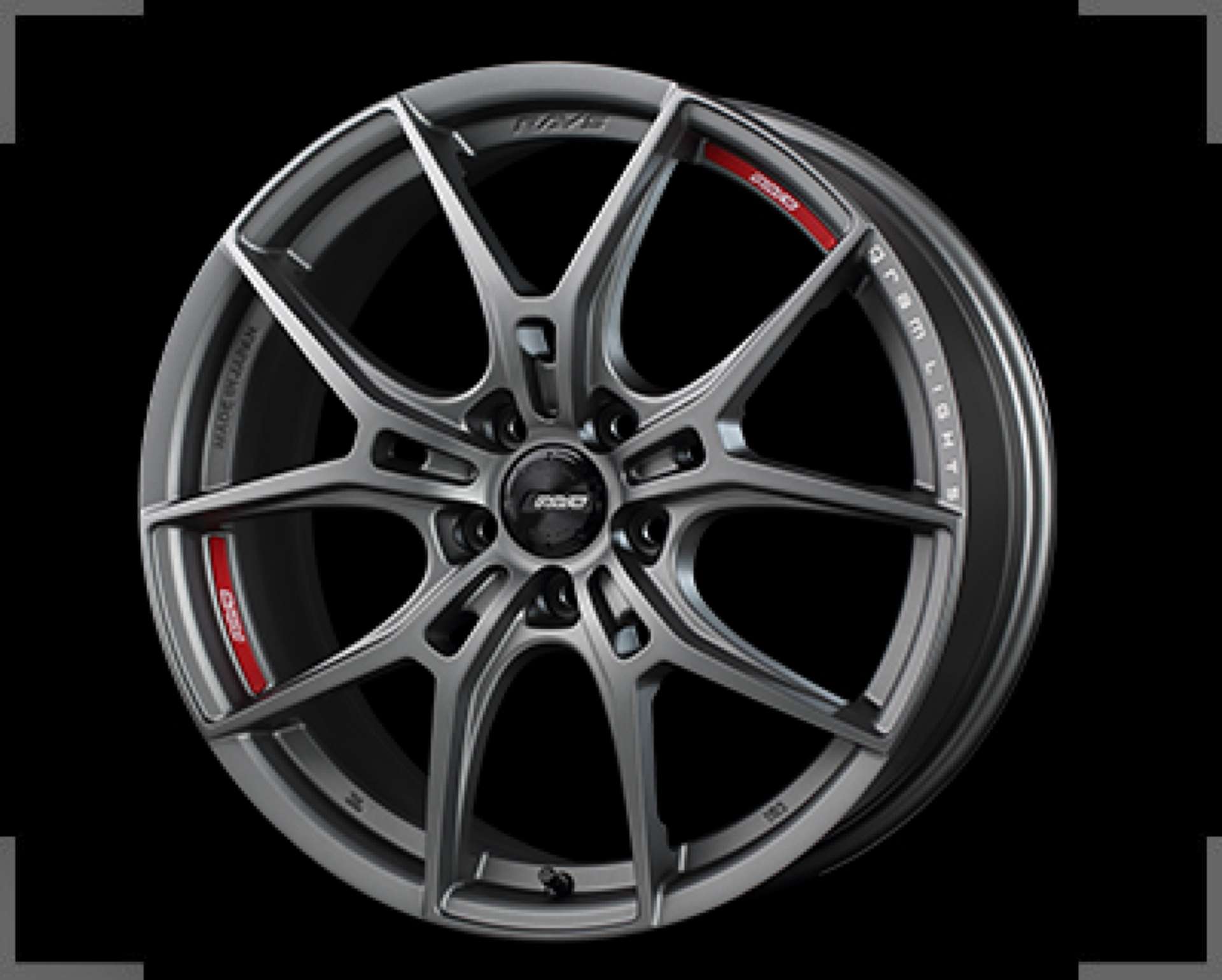 Picture of Gram Lights 57FXZ Overseas 19x10-5 +20 5-114-3 Matte Graphite w-Machining Wheel