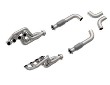 Picture of Kooks 2020 Mustang GT500 5-2L 2in x 3in SS Headers w-GREEN Catted Connection Pipe