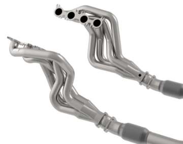 Picture of Kooks 2020 Mustang GT500 5-2L 2in x 3in SS Headers w-GREEN Catted Connection Pipe