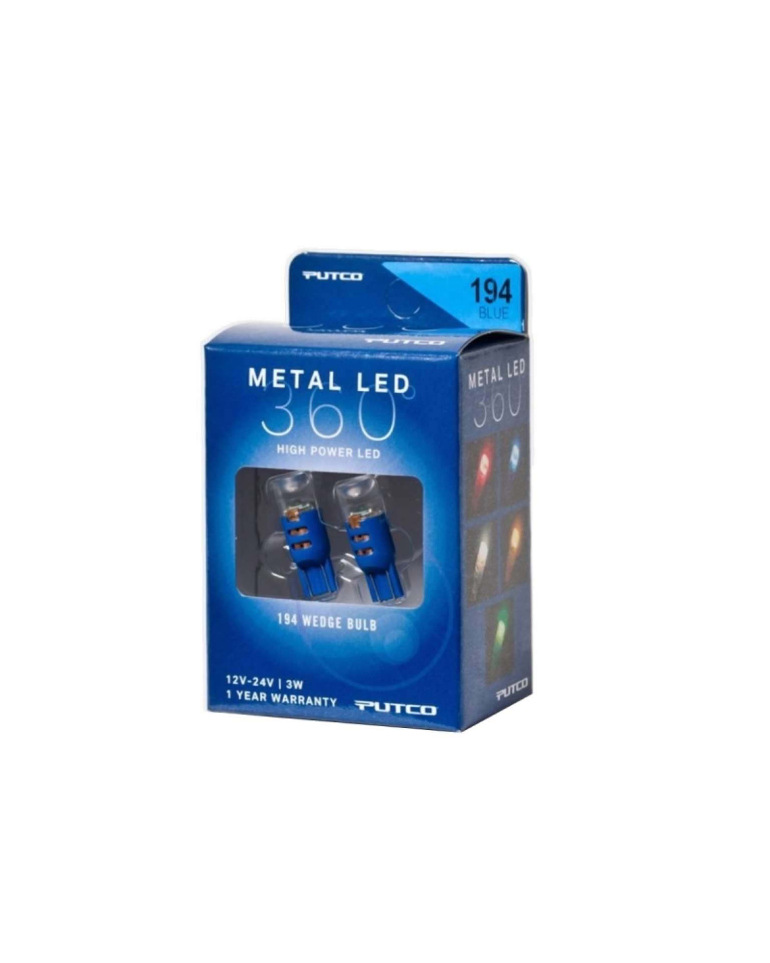 Picture of Putco 194 - Blue Metal 360 LED