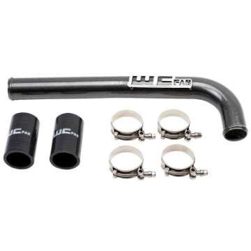 Picture of Wehrli 10-18 Dodge 6-7L Cummins Non 13-15 w-Dual Rads-Twin CP3 Upper Coolant Pipe - Gloss Black