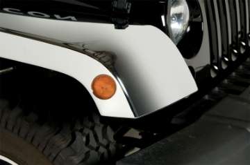 Picture of Putco 07-18 Jeep Wrangler Chrome ABS Fender Flares