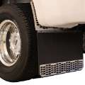 Picture of Putco 2020 Chevy Silv-Sierra HD Dually - Rear - Set of 2 Mud Skins - Brushed SS w- Hex Shield