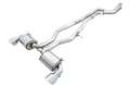 Picture of AWE 2020 Toyota Supra A90 Non-Resonated Touring Edition Exhaust - 5in Chrome Silver Tips