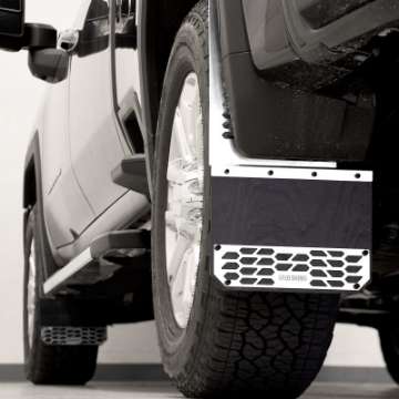 Picture of Putco 2020 Chevy Silv-Sierra HD - Front-Rear - Set of 2 Mud Skins - Polished SS w- Hex Shield