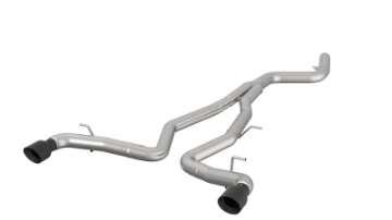 Picture of Kooks 2020 Toyota Supra 3-5in x 3in SS Muffler Delete Catback Exhaust w-Black Tips