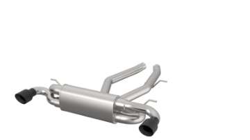 Picture of Kooks 2020 Toyota Supra 3in SS Axle Back Exhaust w-Black Tips