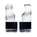 Picture of Putco 10-18 Ram HD Dually - Fits Front - Set of 2 Mud Skins - Polished SS w- Hex Shield