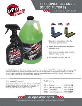 Picture of AFE MagnumFLOW Pro 5R Air Filter Power Cleaner 32 oz Spray Bottle