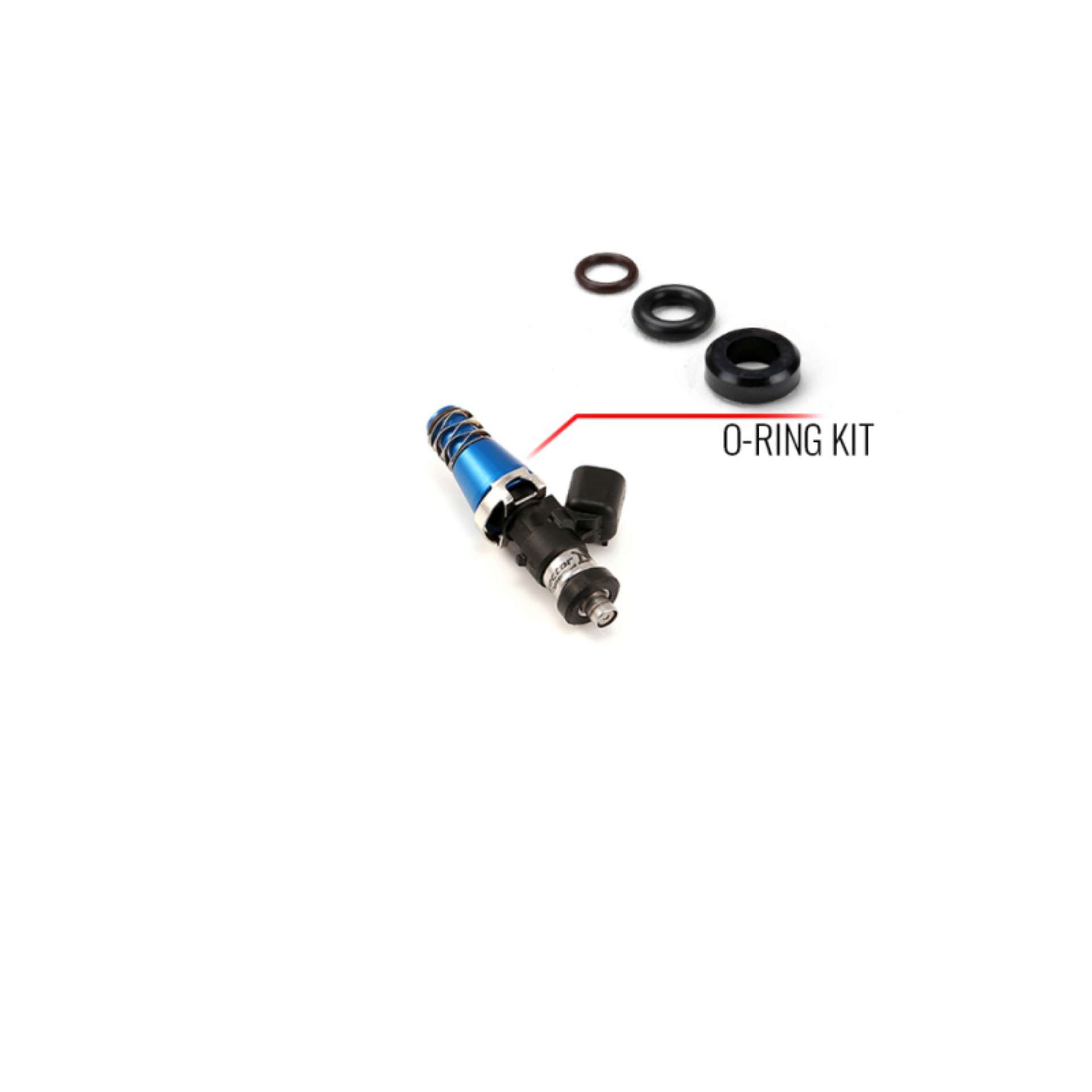 Picture of Injector Dynamics O-Ring-Seal Service Kit for Injector w- 11mm Top Adapter and Denso Lower Cushion