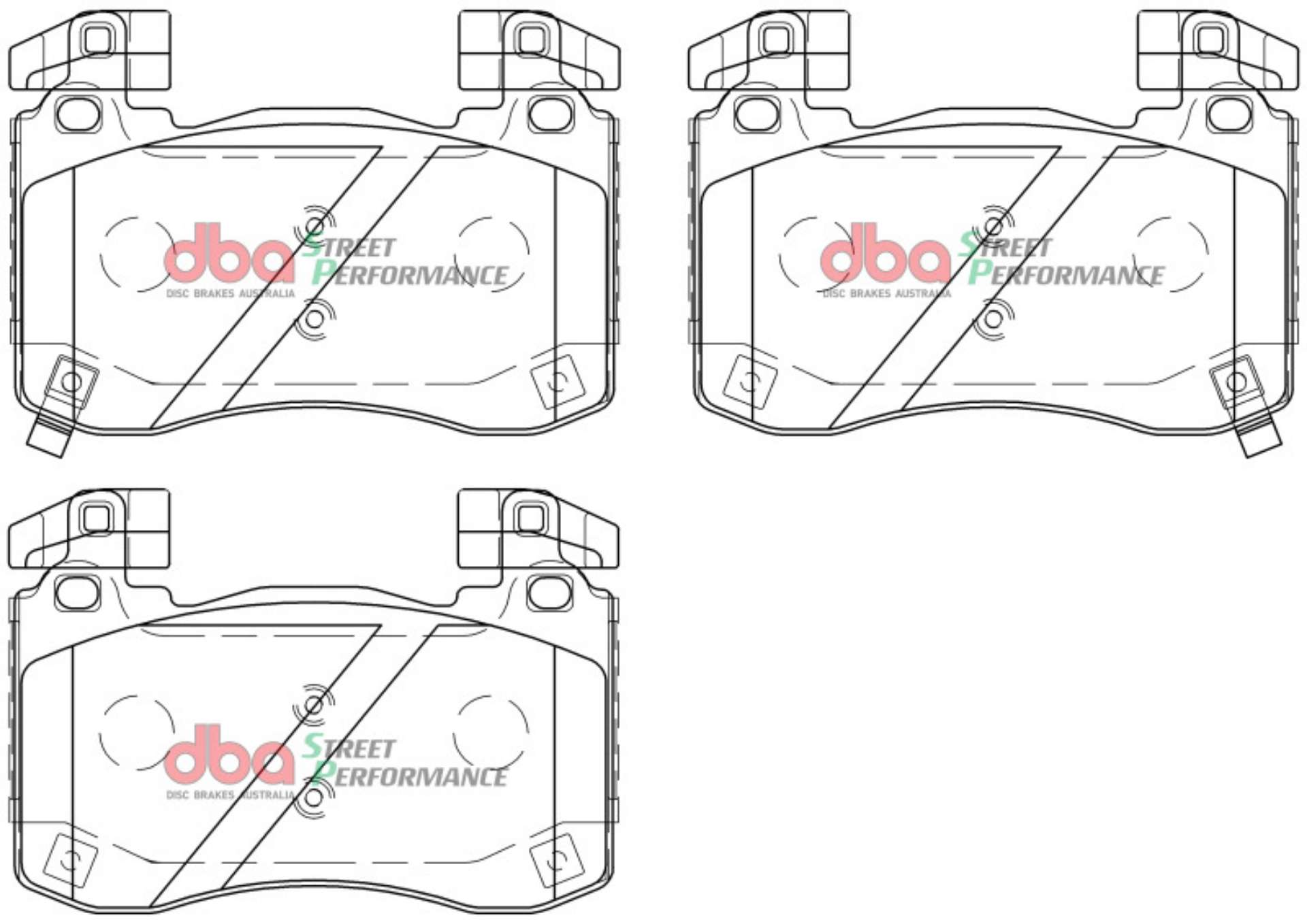 Picture of DBA 2018+ Kia Stinger V6 Twin Turbo SP Performance Front Brake Pads