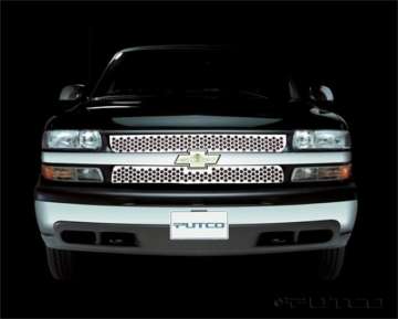 Picture of Putco 99-00 Chevrolet Silverado LD Punch Stainless Steel Grilles