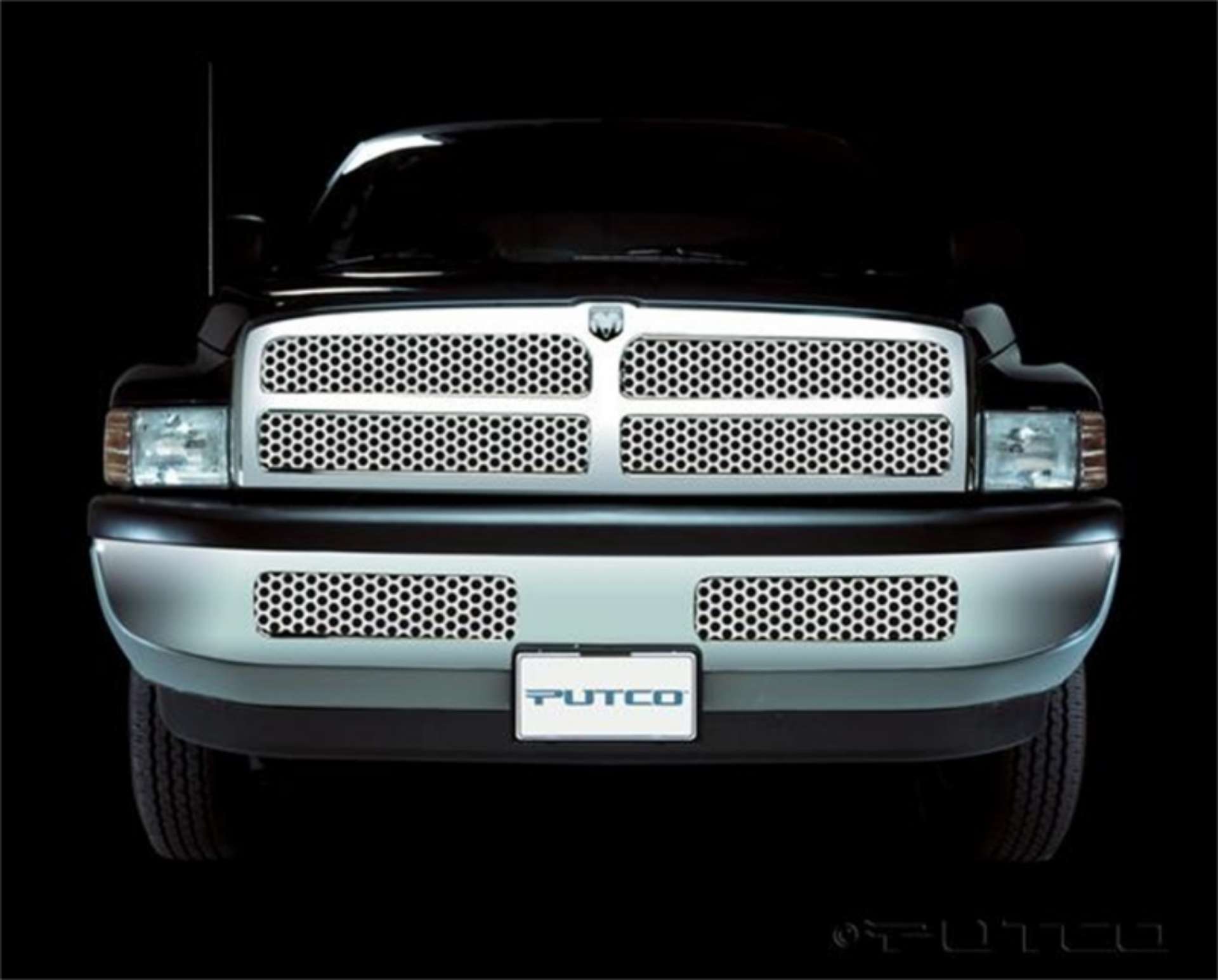 Picture of Putco 94-02 Ram 2500-3500 Except Sport Punch Stainless Steel Grilles