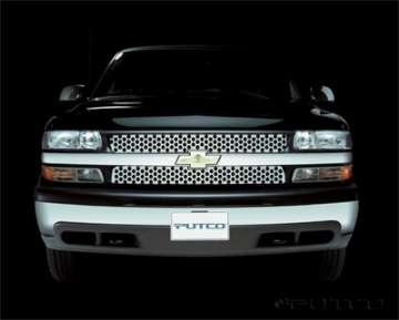 Picture of Putco 01-02 Chevrolet Silverado LD Punch Stainless Steel Grilles