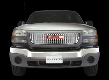 Picture of Putco 94-98 GMC Sierra w- Logo CutOut - Will not Fit 3500 Punch Stainless Steel Grilles