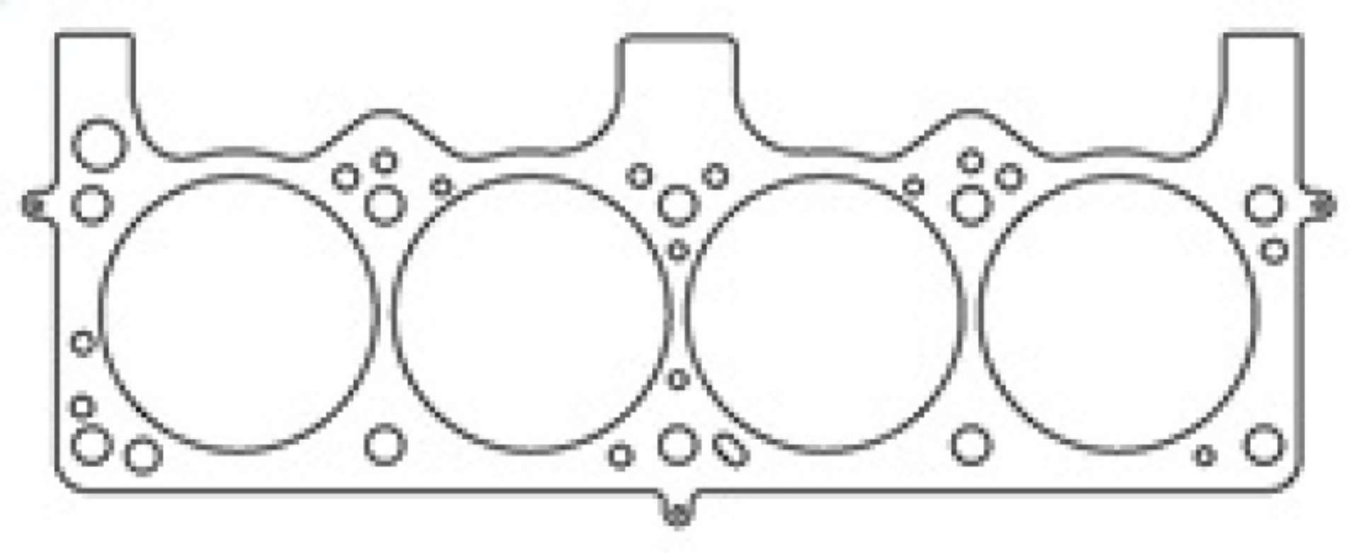 Picture of Cometic Chrysler SB w-318A Heads 4-125in -060in MLS-5 Head Gasket Engine Quest HDS