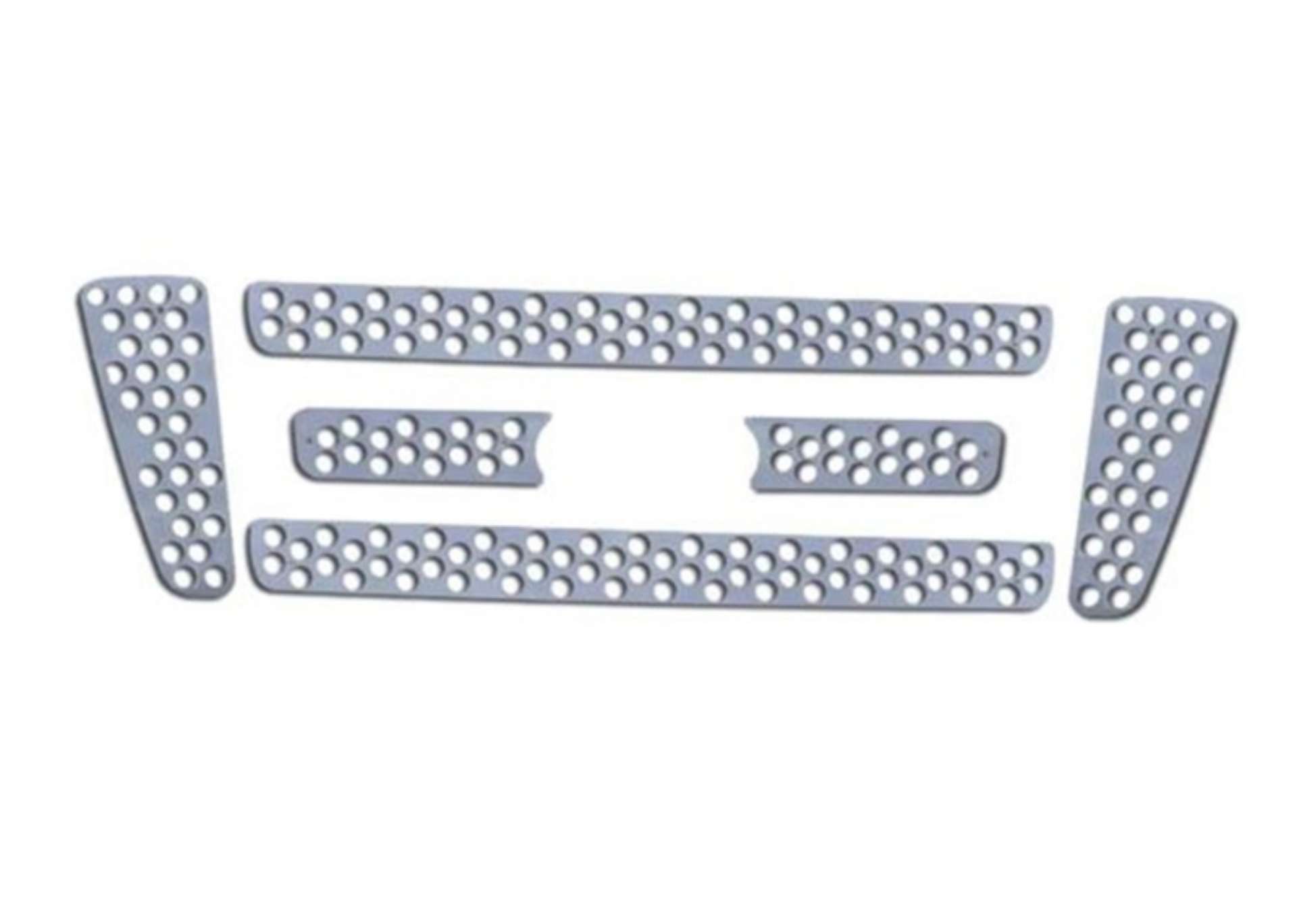 Picture of Putco 04-08 Ford F-150 Bar Grille w- Logo CutOut 6-pcs - Does not Cover Bumper Punch SS Grilles