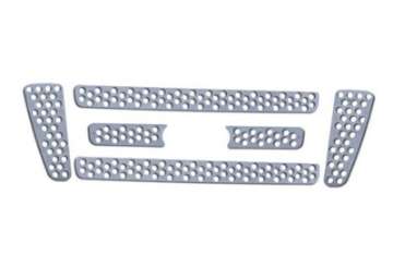 Picture of Putco 04-08 Ford F-150 Bar Grille w- Logo CutOut 6-pcs - Does not Cover Bumper Punch SS Grilles