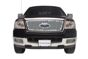 Picture of Putco 04-08 Ford F-150 Honeycomb Grille w- Logo CutOut Punch Stainless Steel Grilles