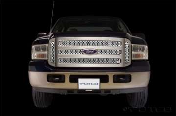 Picture of Putco 05-07 Ford SuperDuty - Including Side Vents Punch Stainless Steel Grilles