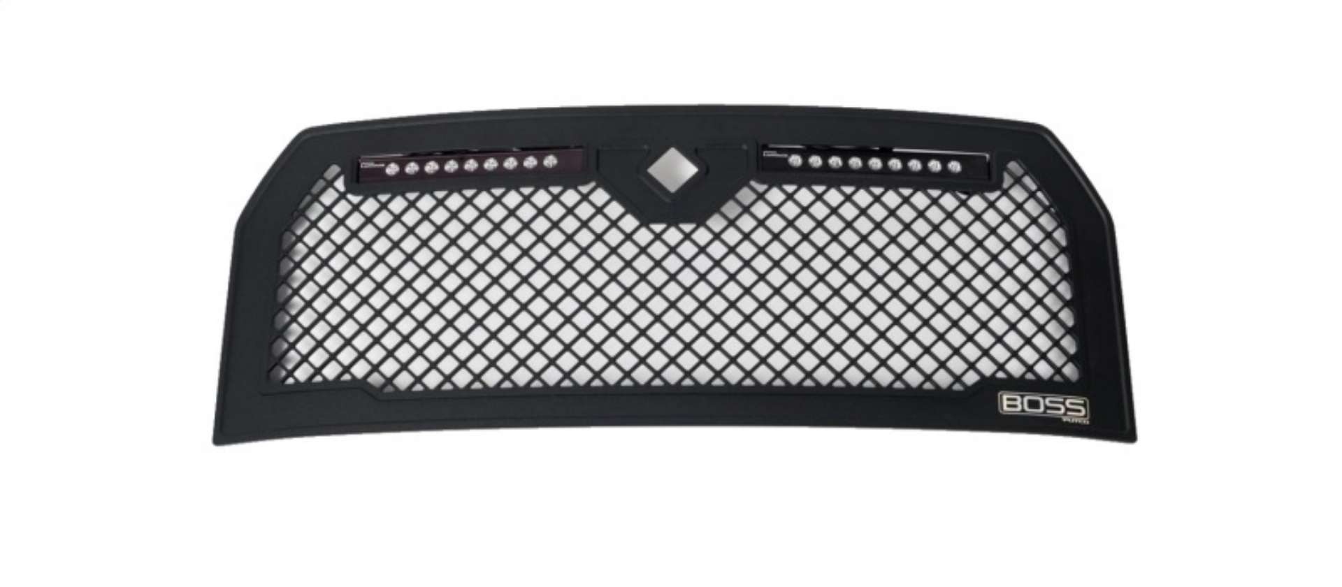 Picture of Putco 15-17 Ford F-150 Lighted Boss Grille w- Two 10in Luminix Light Bars w- Camera CutOut