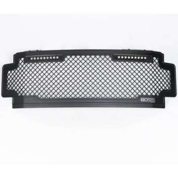 Picture of Putco 17-20 Ford SuperDuty Lighted Boss Grille w- Two 10in Luminix Light Bars w-o Camera