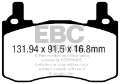 Picture of EBC 2017+ Kia Stinger 3-3L Twin Turbo Redstuff Rear Brake Pads